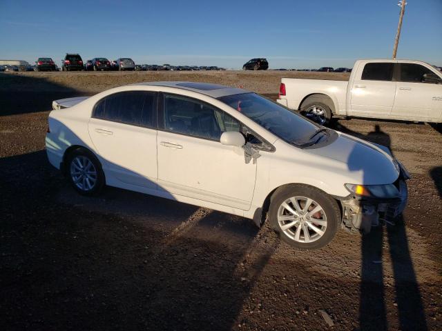 2HGFA16039H102584 - 2009 HONDA CIVIC EXL თეთრი ფოტო 4