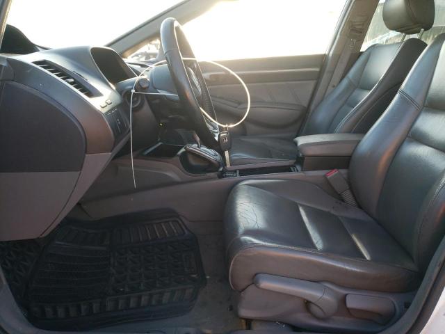 2HGFA16039H102584 - 2009 HONDA CIVIC EXL თეთრი ფოტო 7