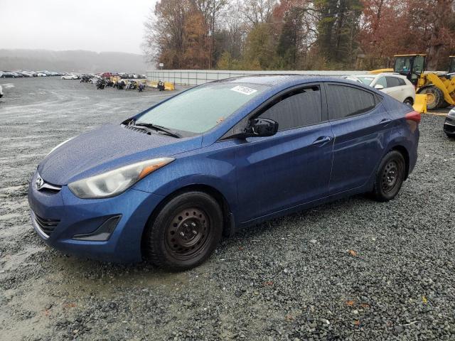 5NPDH4AE3GH666228 - 2016 HYUNDAI ELANTRA SE BLUE photo 1