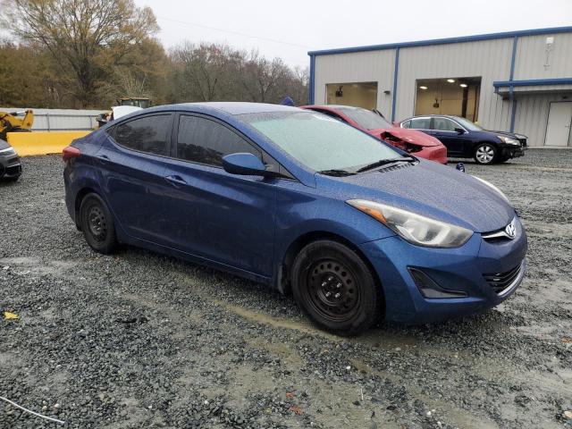 5NPDH4AE3GH666228 - 2016 HYUNDAI ELANTRA SE BLUE photo 4