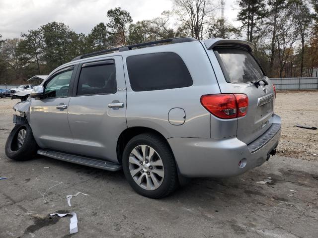 5TDJY5G11ES106034 - 2014 TOYOTA SEQUOIA LIMITED SILVER photo 2