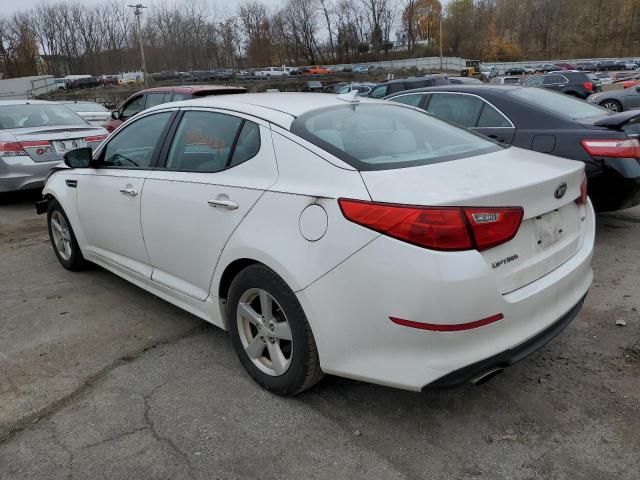 KNAGM4A79F5628749 - 2015 KIA OPTIMA LX WHITE photo 2