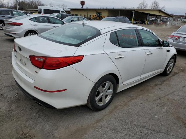 KNAGM4A79F5628749 - 2015 KIA OPTIMA LX WHITE photo 3