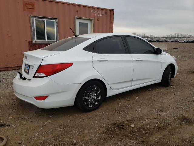 KMHCT4AEXHU282783 - 2017 HYUNDAI ACCENT SE WHITE photo 3