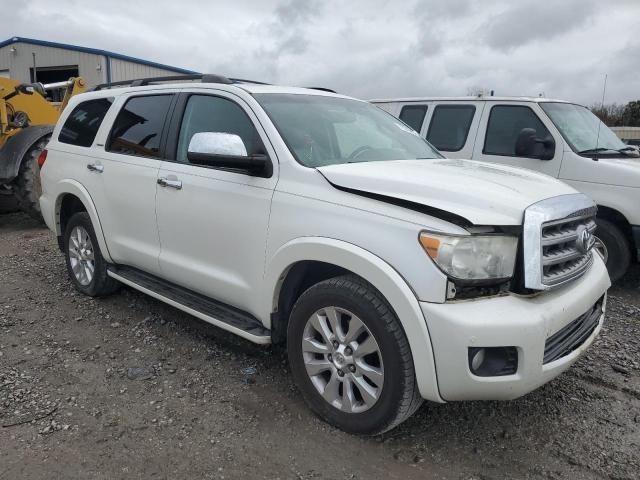 5TDYY5G17BS032354 - 2011 TOYOTA SEQUOIA PLATINUM WHITE photo 4