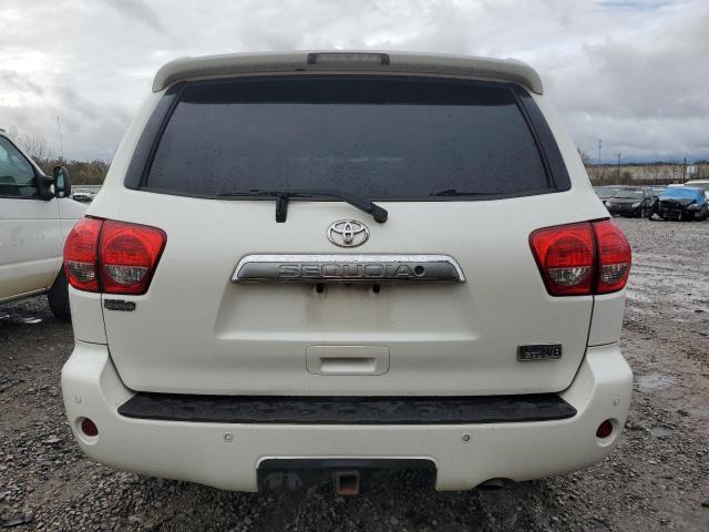 5TDYY5G17BS032354 - 2011 TOYOTA SEQUOIA PLATINUM WHITE photo 6