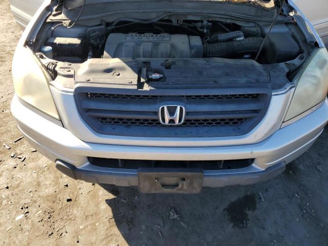 5FNYF18695B034236 - 2005 HONDA PILOT EXL SILVER photo 12