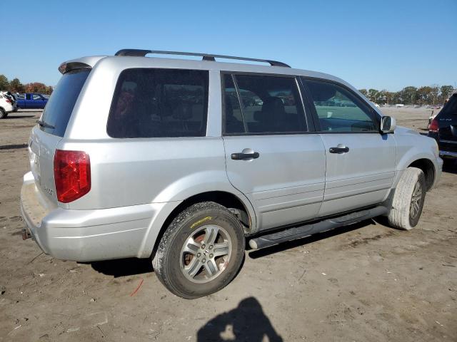 5FNYF18695B034236 - 2005 HONDA PILOT EXL SILVER photo 3