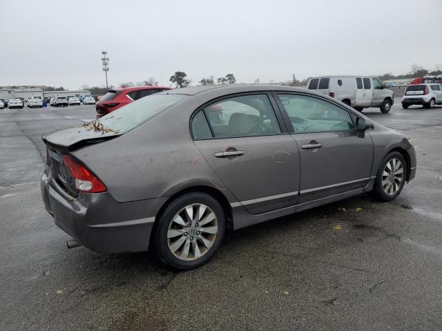 19XFA1F81AE062946 - 2010 HONDA CIVIC EX GRAY photo 3