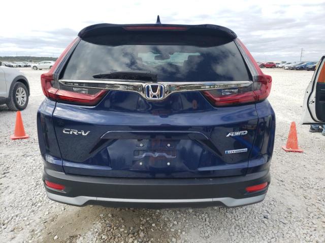 5J6RT6H86NL012309 - 2022 HONDA CR-V EXL BLUE photo 6