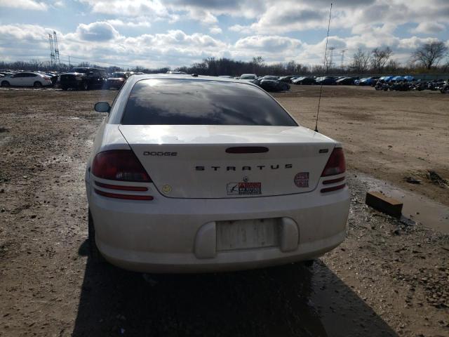 1B3EL46R96N218705 - 2006 DODGE STRATUS SXT WHITE photo 6