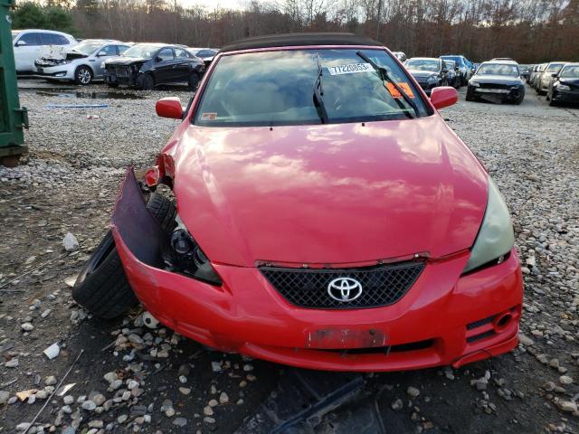 4T1FA38PX7U130523 - 2007 TOYOTA CAMRY SOLA SE RED photo 5