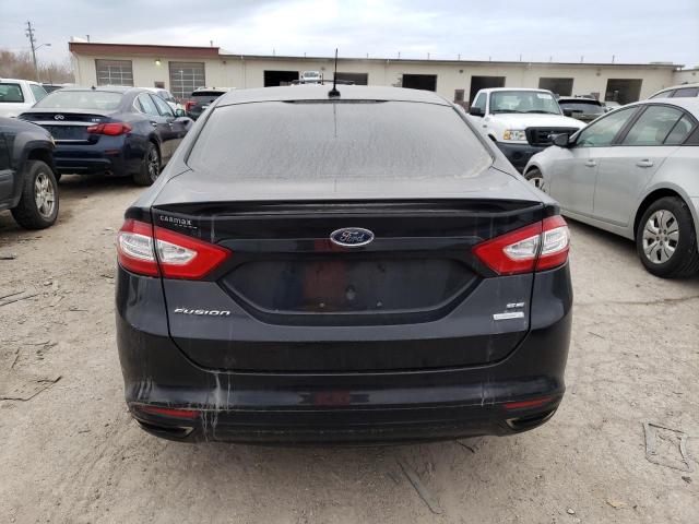 3FA6P0H94ER147377 - 2014 FORD FUSION SE BLACK photo 6