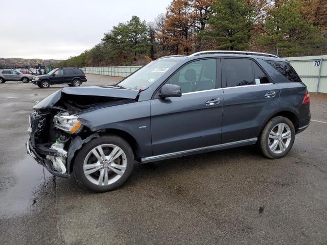 4JGDA5HBXCA015097 - 2012 MERCEDES-BENZ ML 350 4MATIC CHARCOAL photo 1