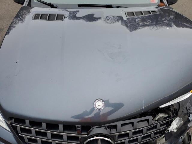 4JGDA5HBXCA015097 - 2012 MERCEDES-BENZ ML 350 4MATIC CHARCOAL photo 12