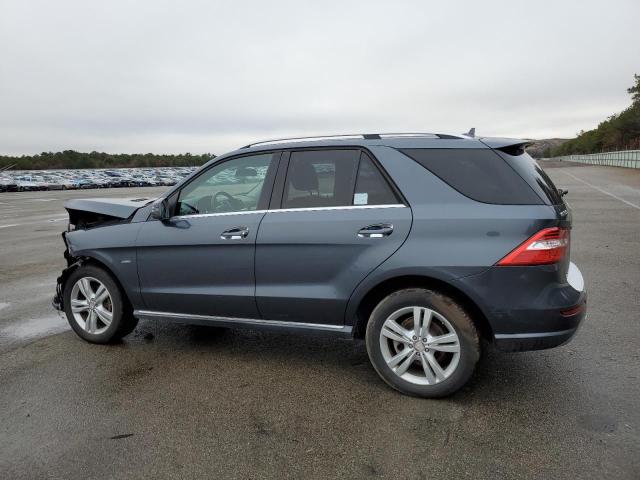4JGDA5HBXCA015097 - 2012 MERCEDES-BENZ ML 350 4MATIC CHARCOAL photo 2