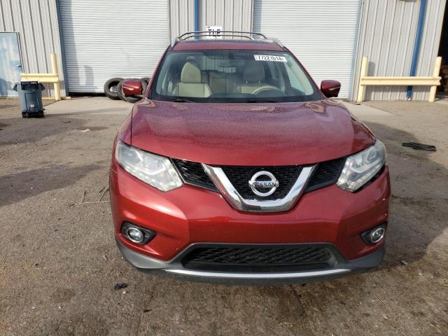 5N1AT2MT2EC790530 - 2014 NISSAN ROGUE S RED photo 5