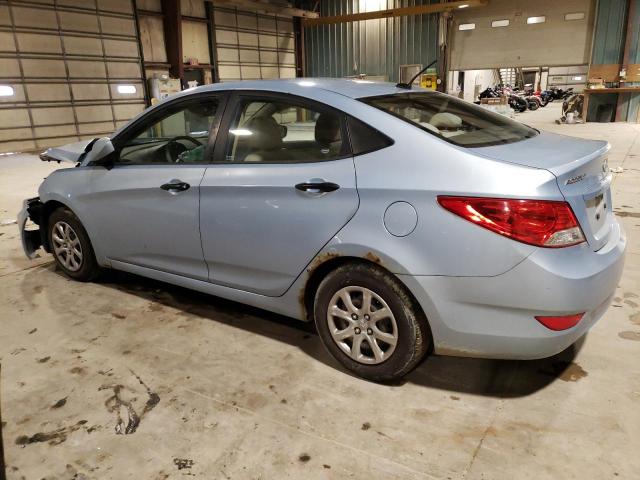 KMHCT4AE4CU042279 - 2012 HYUNDAI ACCENT GLS BLUE photo 2