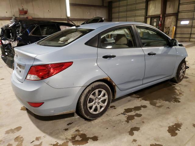 KMHCT4AE4CU042279 - 2012 HYUNDAI ACCENT GLS BLUE photo 3