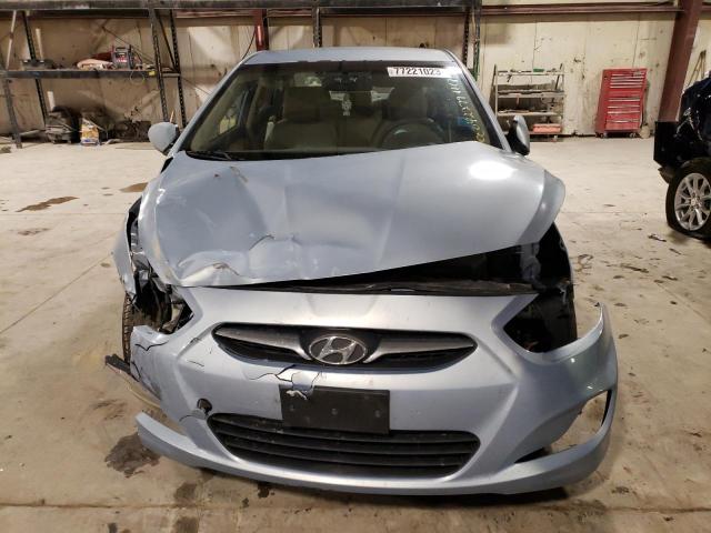 KMHCT4AE4CU042279 - 2012 HYUNDAI ACCENT GLS BLUE photo 5