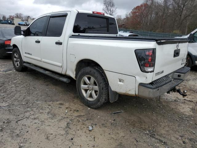 1N6AA0EC0DN311857 - 2013 NISSAN TITAN S WHITE photo 2