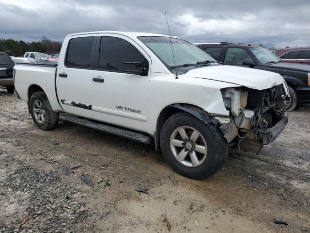 1N6AA0EC0DN311857 - 2013 NISSAN TITAN S WHITE photo 4