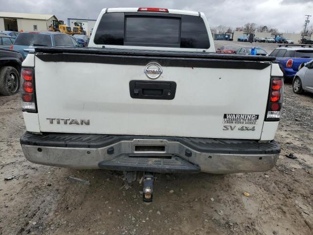 1N6AA0EC0DN311857 - 2013 NISSAN TITAN S WHITE photo 6