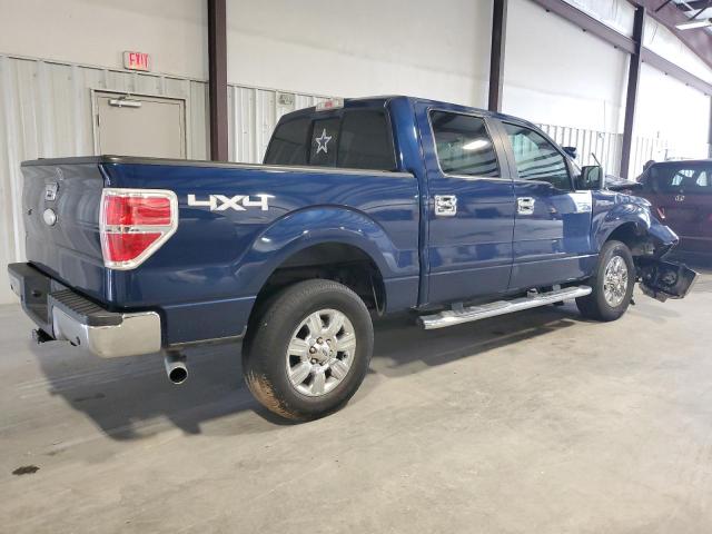 1FTFW1ET6BFC37562 - 2011 FORD F150 SUPERCREW BLUE photo 3