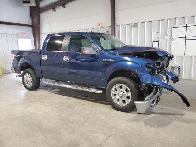 1FTFW1ET6BFC37562 - 2011 FORD F150 SUPERCREW BLUE photo 4