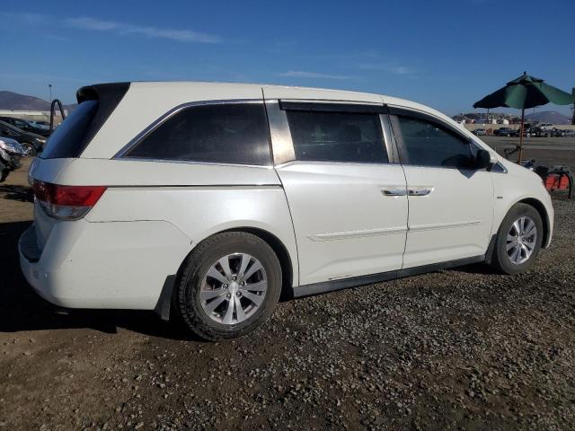 5FNRL5H64EB028011 - 2014 HONDA ODYSSEY EXL WHITE photo 3