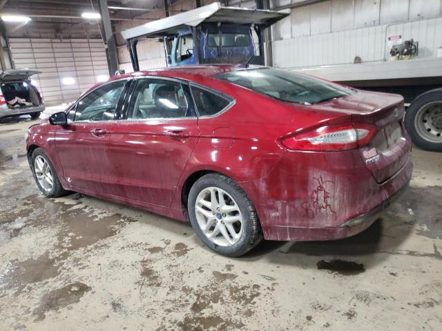 3FA6P0H79GR313989 - 2016 FORD FUSION SE MAROON photo 2