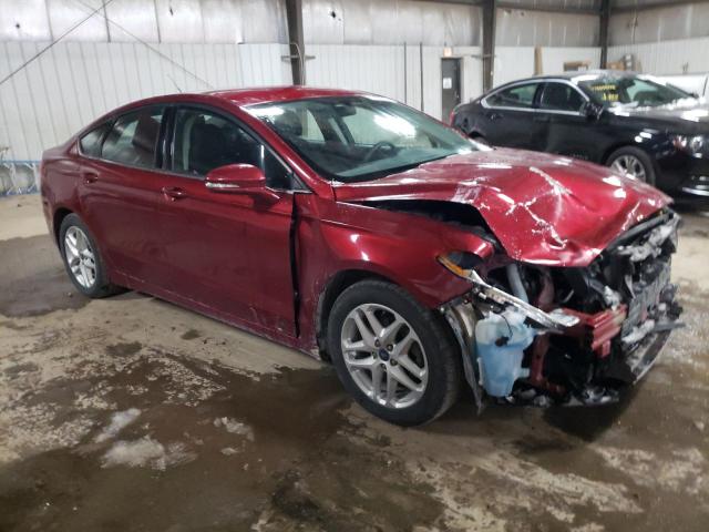 3FA6P0H79GR313989 - 2016 FORD FUSION SE MAROON photo 4