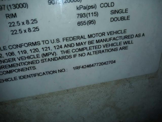 1RF42464772042704 - 2007 ROADMASTER RAIL MONOCOQUE ყავისფერი ფოტო 10