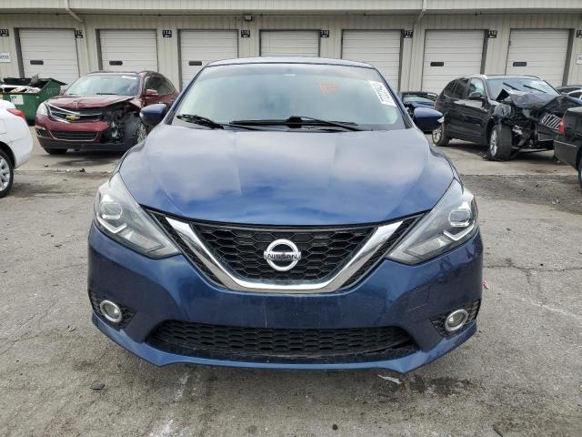 3N1AB7AP8HY298305 - 2017 NISSAN SENTRA S BLUE photo 5