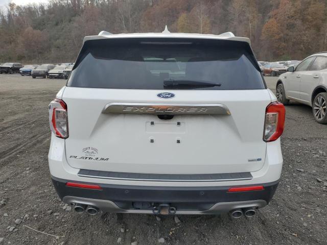 1FM5K8HCXLGA23662 - 2020 FORD EXPLORER PLATINUM WHITE photo 6