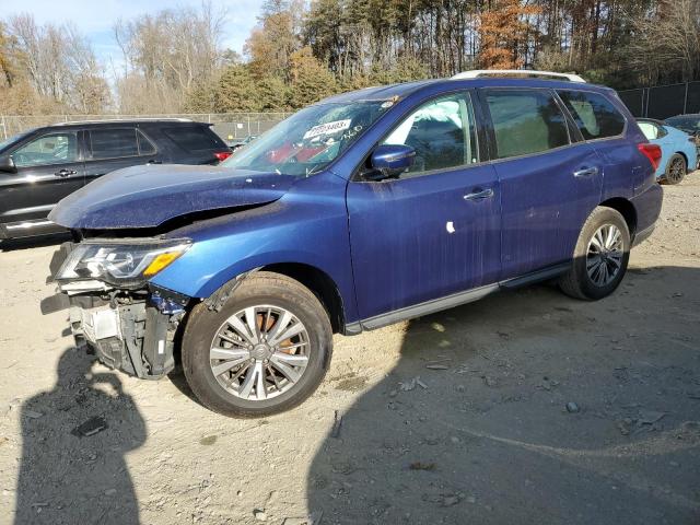 5N1DR2CM0LC599871 - 2020 NISSAN PATHFINDER SL BLUE photo 1