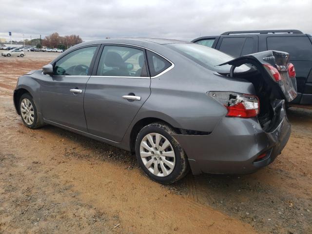 3N1AB7AP6KY289559 - 2019 NISSAN SENTRA S GRAY photo 2