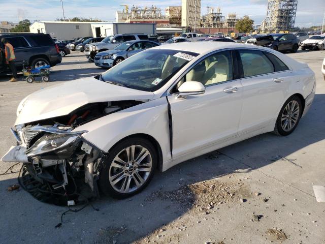 3LN6L2LU2ER815203 - 2014 LINCOLN MKZ HYBRID WHITE photo 1