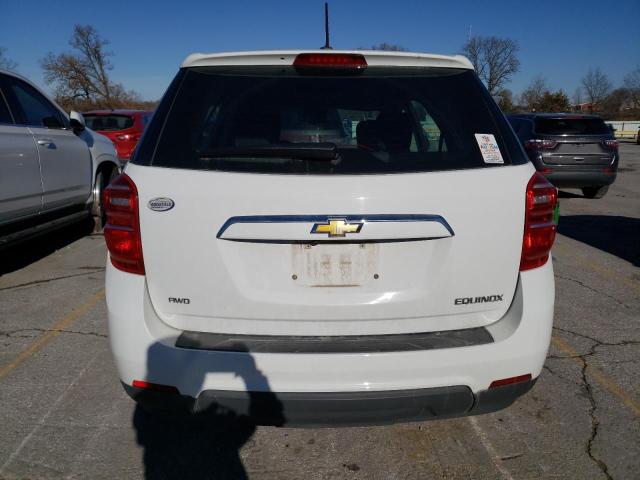 2GNFLEEK7G6297379 - 2016 CHEVROLET EQUINOX LS WHITE photo 6