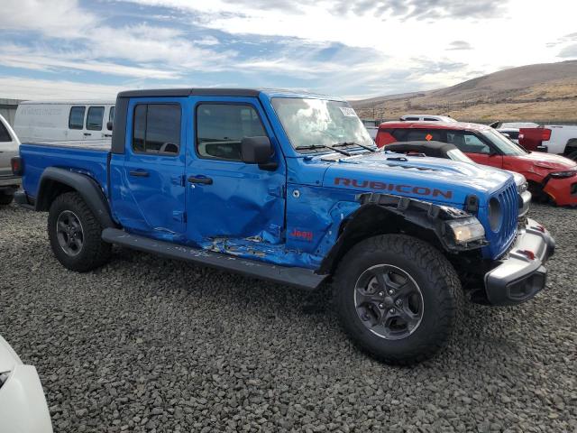 1C6JJTBG9ML618328 - 2021 JEEP GLADIATOR RUBICON BLUE photo 4