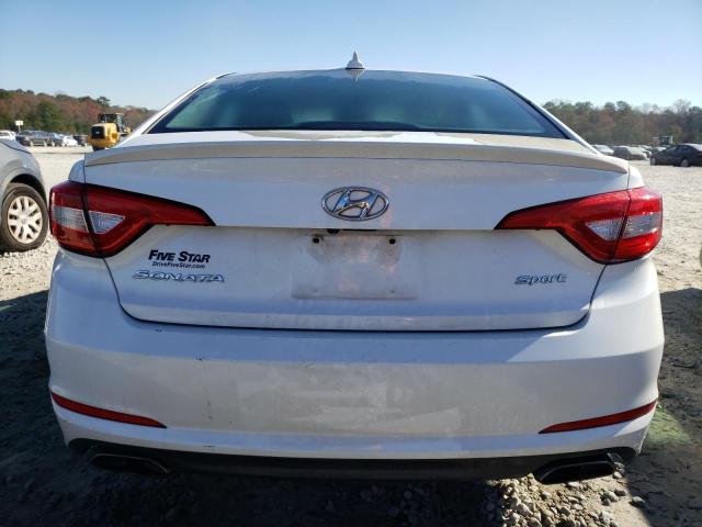 5NPE34AFXFH096089 - 2015 HYUNDAI SONATA SPORT WHITE photo 6