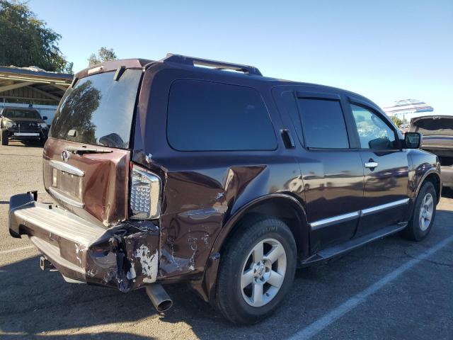 5N3AA08C26N804119 - 2006 INFINITI QX56 BURGUNDY photo 3