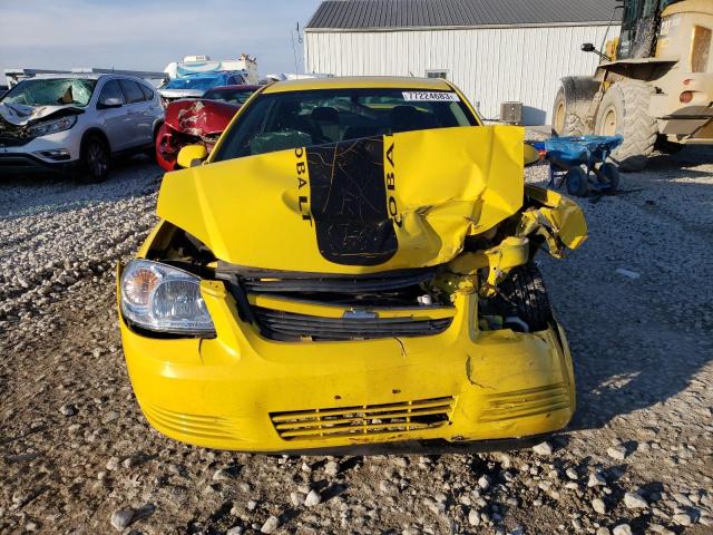 1G1AL18F287207110 - 2008 CHEVROLET COBALT LT YELLOW photo 5