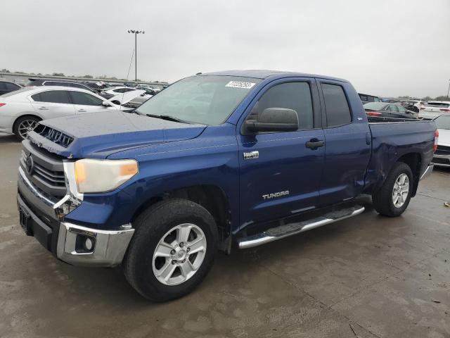 5TFRY5F14FX184310 - 2015 TOYOTA TUNDRA DOUBLE CAB SR/SR5 BLUE photo 1