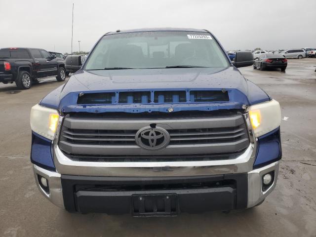 5TFRY5F14FX184310 - 2015 TOYOTA TUNDRA DOUBLE CAB SR/SR5 BLUE photo 5