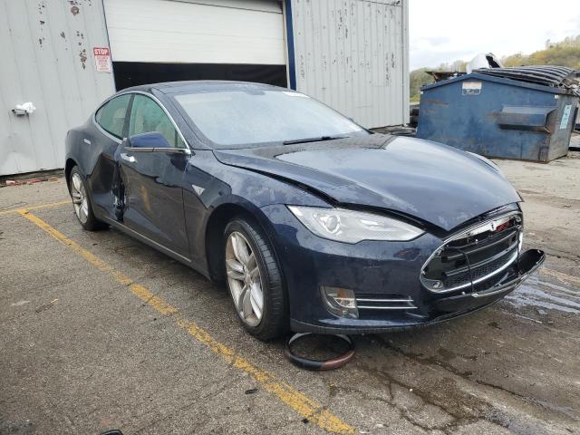 5YJSA1S11EFP35788 - 2014 TESLA MODEL S Mavi foto 4