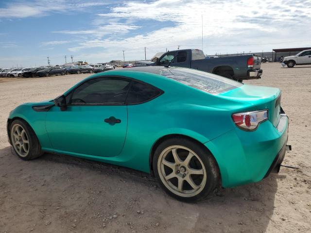 JF1ZNAA10D1710141 - 2013 TOYOTA SCION FR-S GREEN photo 2