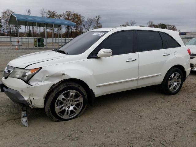 2HNYD28629H522918 - 2009 ACURA MDX TECHNOLOGY WHITE photo 1