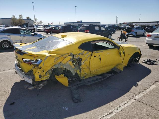 1G1FE1R77J0102357 - 2018 CHEVROLET CAMARO SS YELLOW photo 3