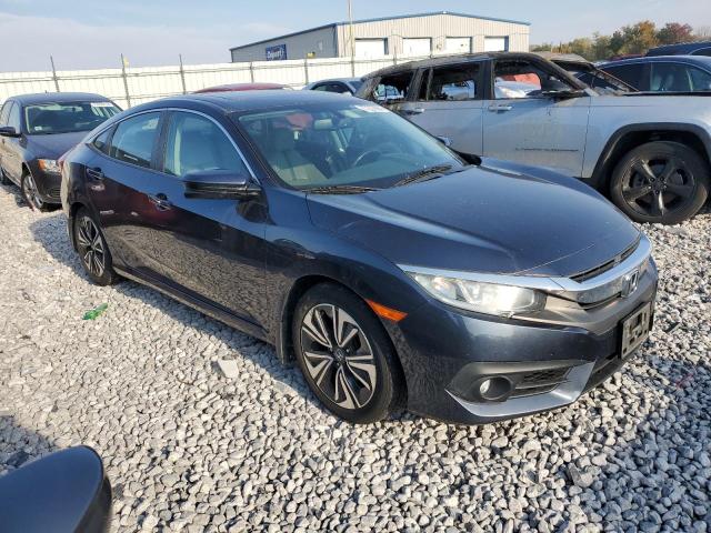 19XFC1F76JE000489 - 2018 HONDA CIVIC EXL ლურჯი ფოტო 4